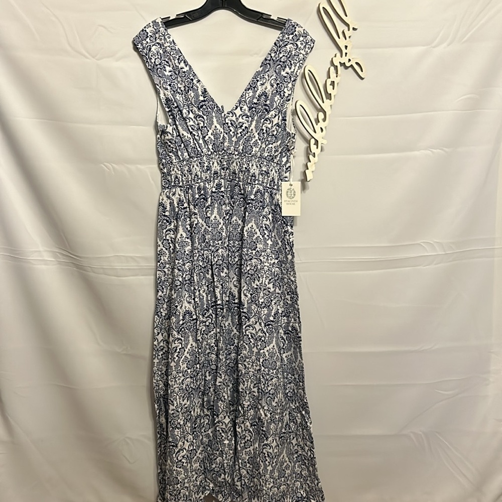 HYACINTH HOUSE
Navy Scroll Print Toula Dress - Picture 8 of 11